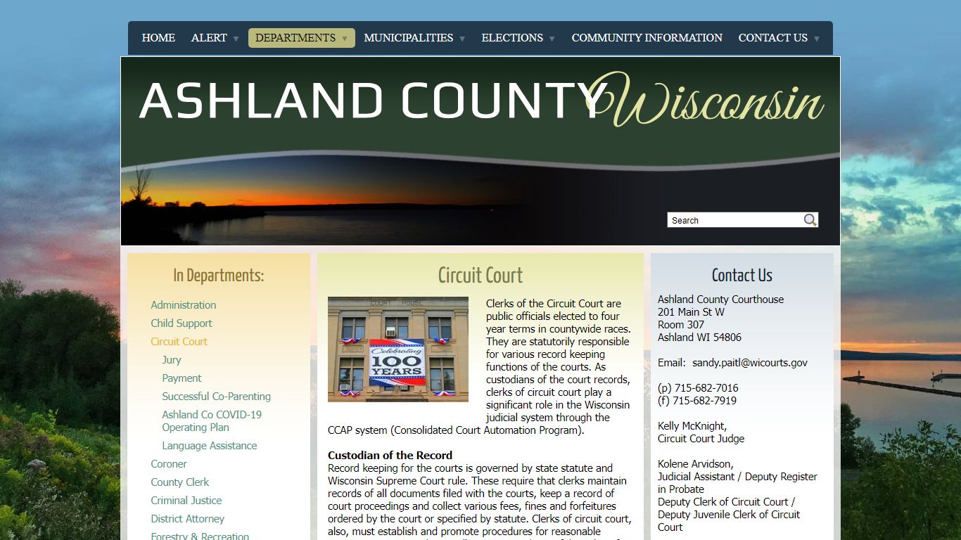 Circuit Court - Ashland County, WI