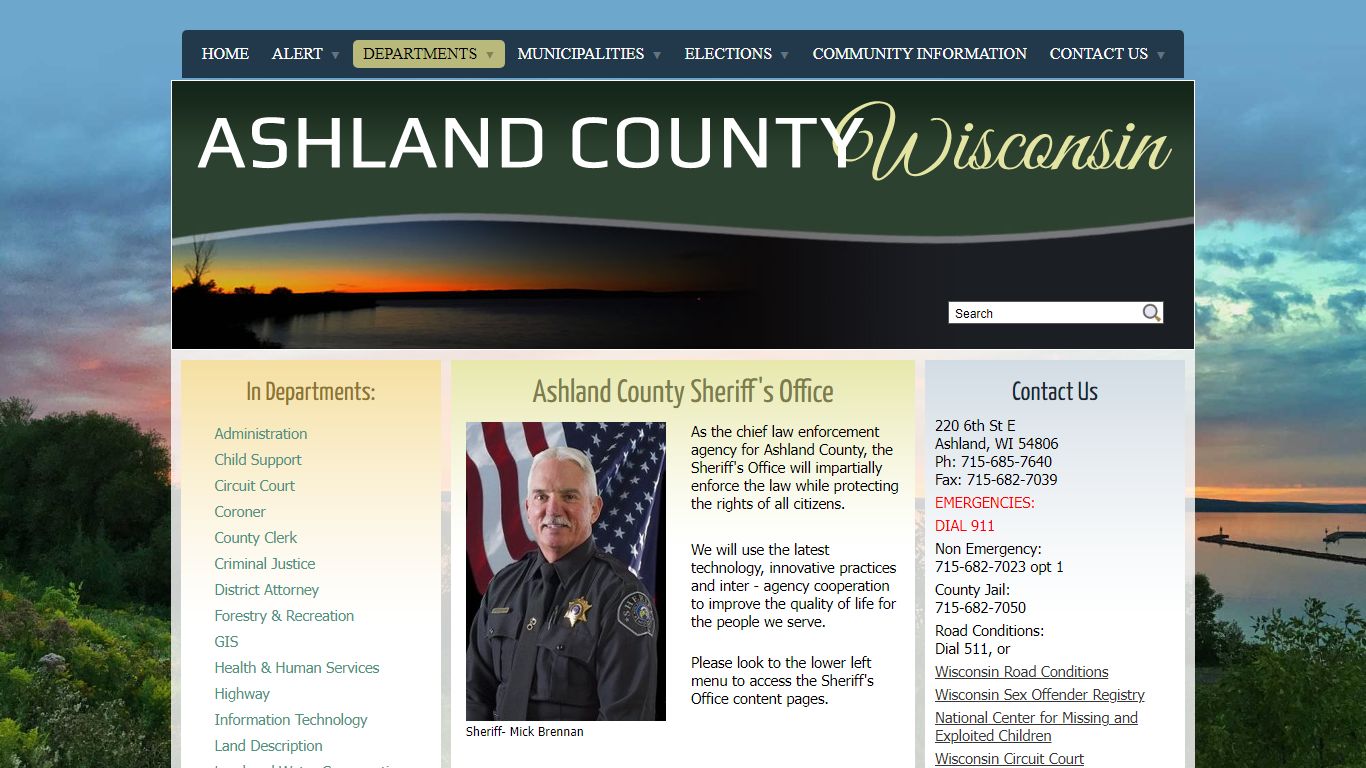 Sheriff - Ashland County, WI